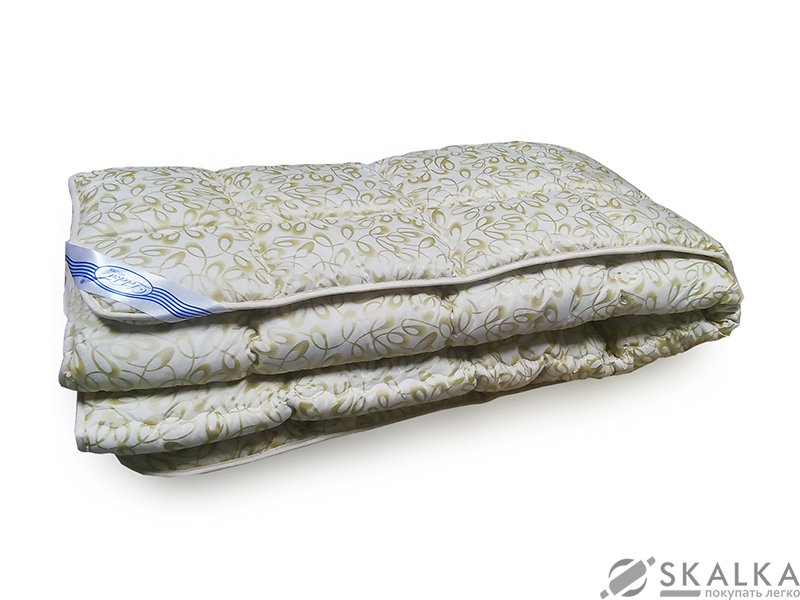 На фото Одеяло Leleka-Textile Аляска Овечья шерсть 140х205 см
