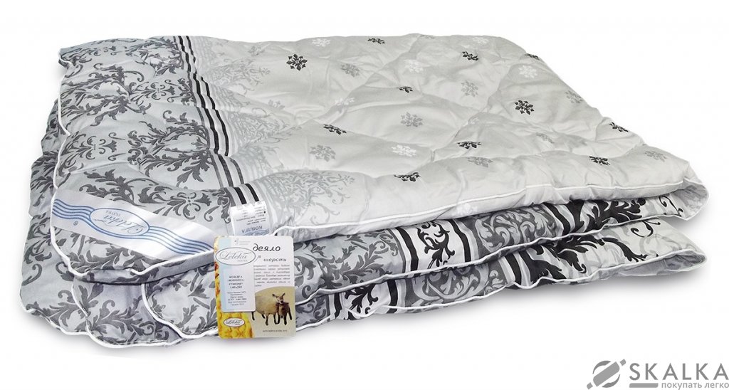 На фото Одеяло Leleka-Textile Шерстяное облегченное 140х205 см
