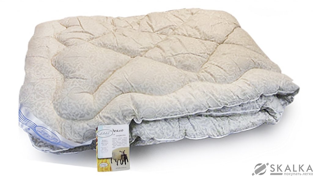 На фото Одеяло Leleka-Textile Шерстяное стандарт 140х205 см