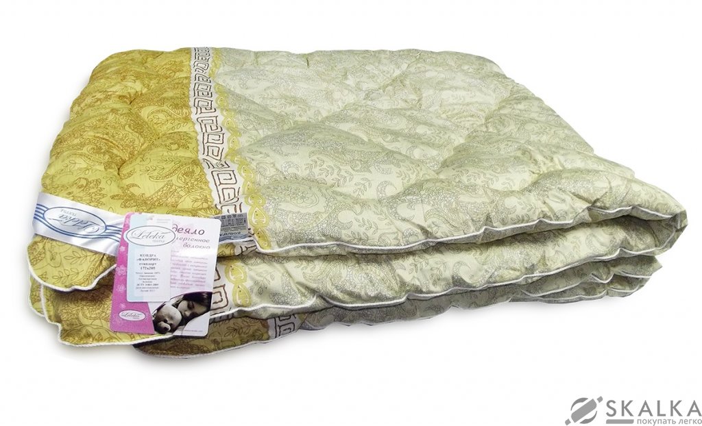 На фото Одеяло Leleka-Textile Фаворит стандарт Холлофайбер 172х205 см