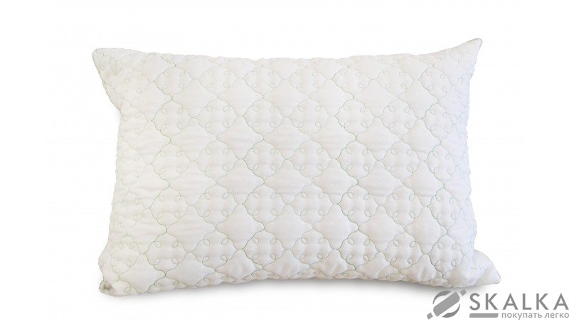 На фото Подушка Leleka-Textile Алое Вера 70х70 см Белая