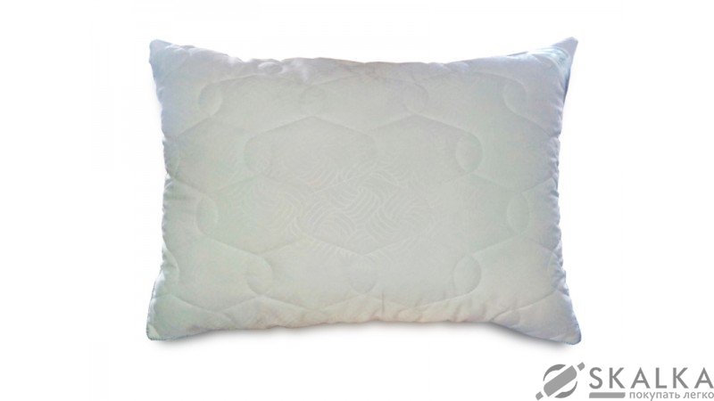 На фото Подушка Leleka-Textile Евкалипт 50х70 см Белая