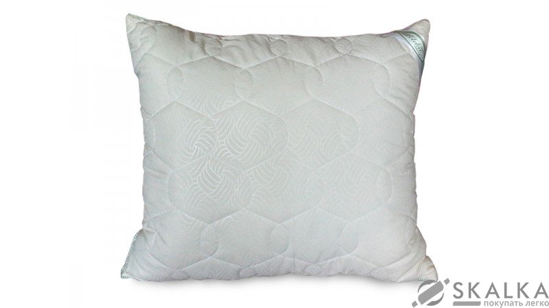 На фото Подушка Leleka-Textile Евкалипт 70х70 см Белая