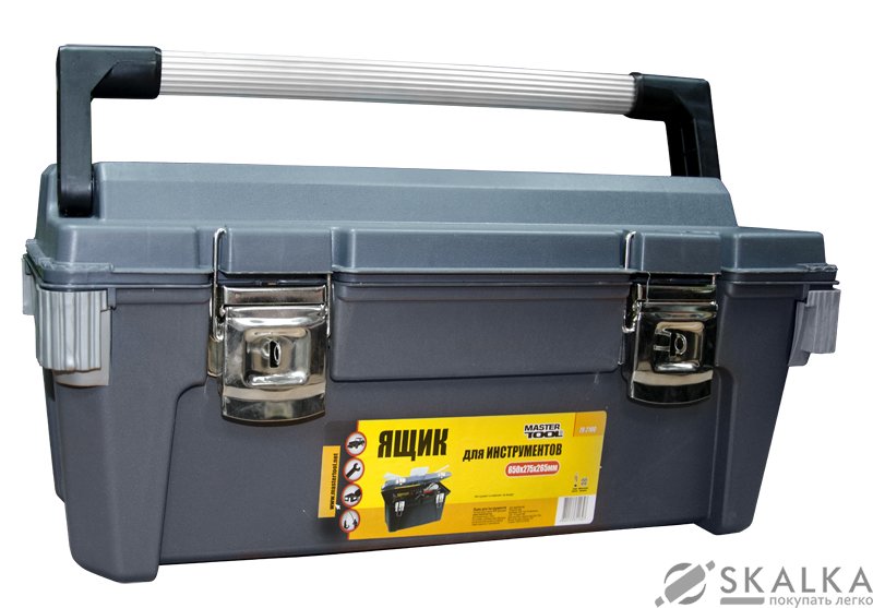 На фото Ящик Mastertool для инструмента 25.5" 650х275х265 мм (79-2100)