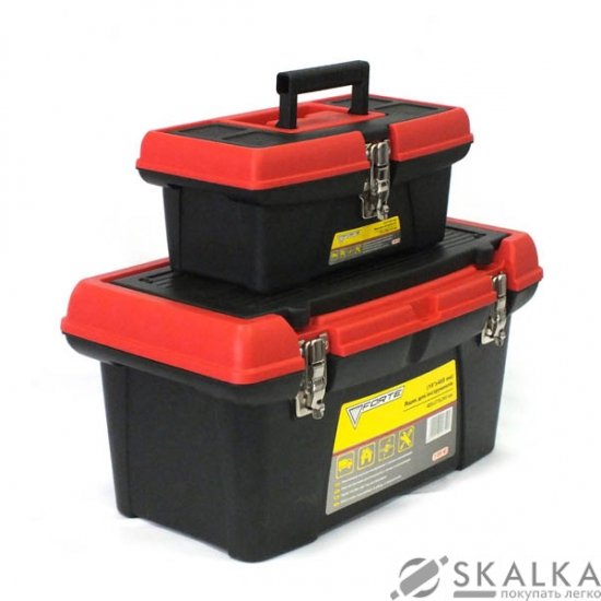 На фото Набор ящиков инструментальных Forte 2шт 13.5"/16" 2-1316 М1 (38074)