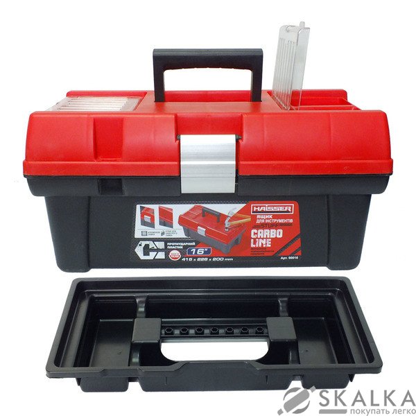 На фото Haisser Staff Carbo Ящик для инструментов 16" 415х226х200 мм 90016 (65574)