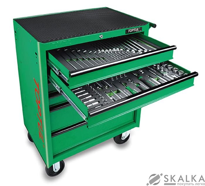 Тележка Toptul с инструментом 6 секций 208 ед (GE-20815) На фото Тележка Toptul с инструментом 6 секций 208 ед (GE-20815)