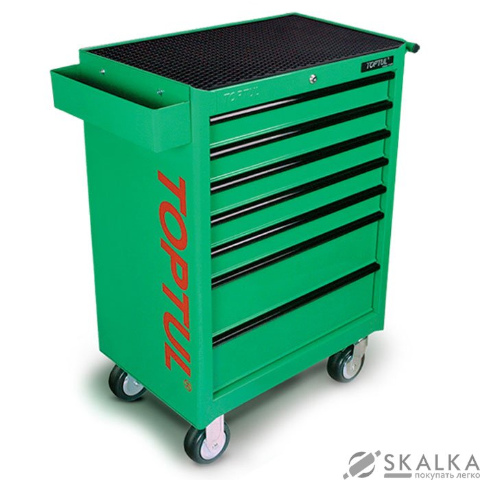 На фото Тележка Toptul с инструментом 7 секций 180 ед (GV-18005)