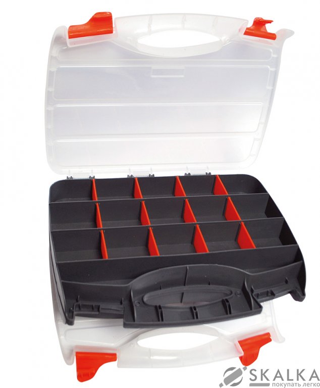 Органайзер Mastertool двухсторонний 30 секций 380х290х80 мм (79-3130) На фото Органайзер Mastertool двухсторонний 30 секций 380х290х80 мм (79-3130)