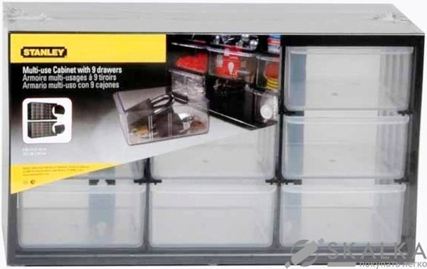 На фото Органайзер Stanley 365х155х213 мм 9 отделений (1-93-978)