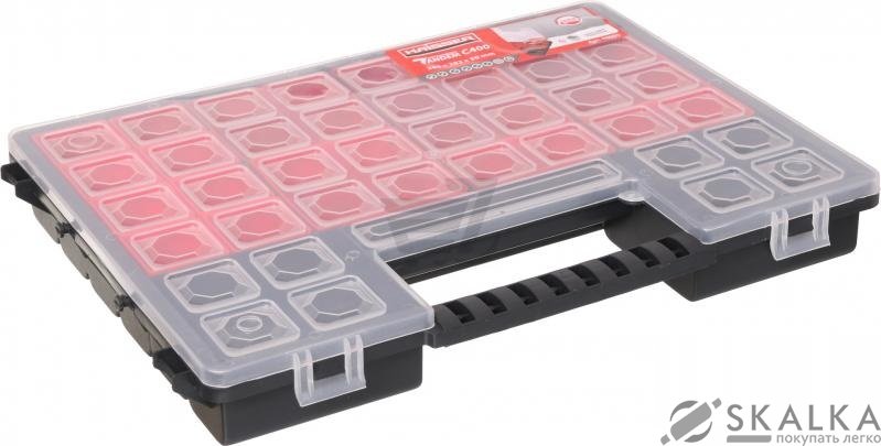 На фото Органайзер Haisser Tandem C400 385х283х50 мм  с регулируемыми секциями 90005 (65558)