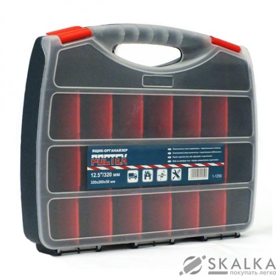 На фото Ящик-органайзер Ростех 320х260х50 мм 21 секция 1-1250  (38078)