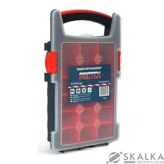 Ящик-органайзер Ростех 210х338х62 мм 16 секций 1-0960  (38079) На фото Ящик-органайзер Ростех 210х338х62 мм 16 секций 1-0960  (38079)