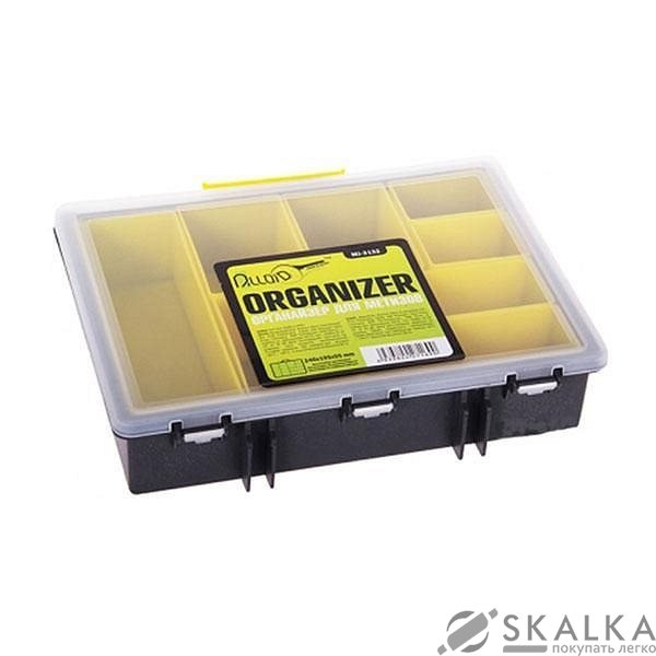 На фото Ящик для метизов Alloid 9.5" 240х195х55 мм 8 ячеек (MJ3132)