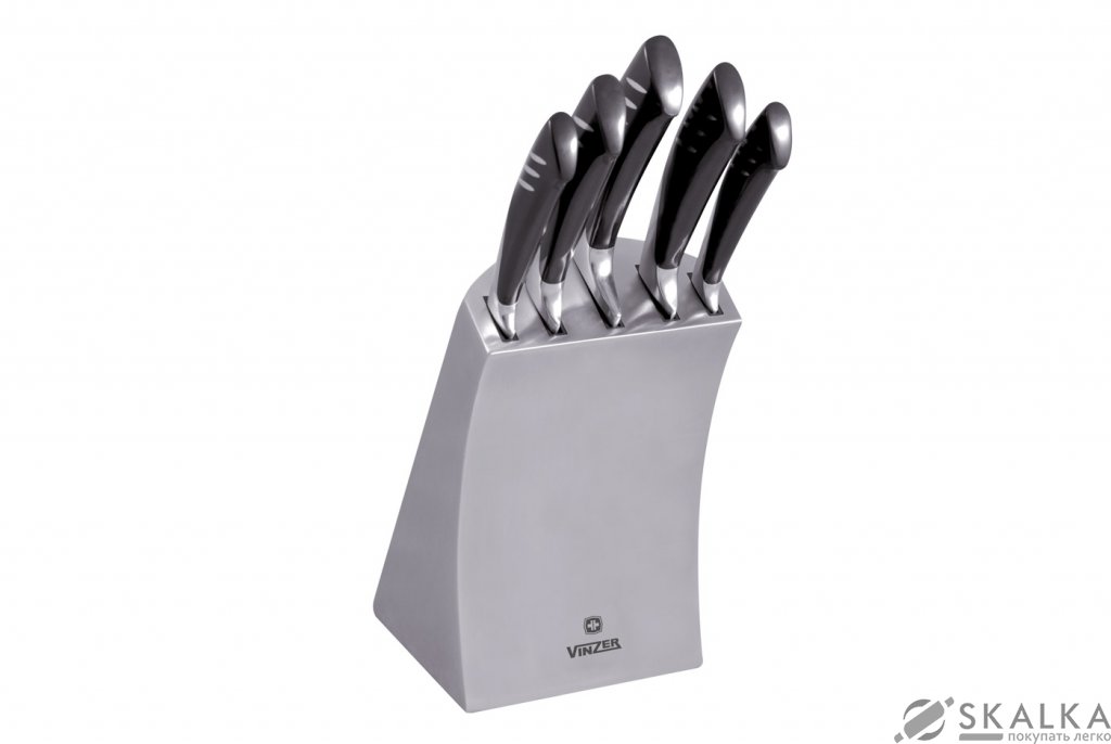 На фото Набор ножей Vinzer TSUNAMI 6 предметов (89125)
