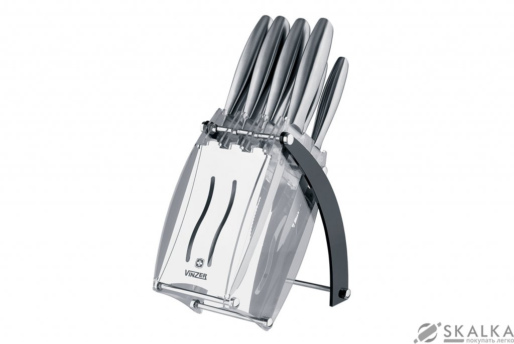 На фото Набор ножей Vinzer RAZOR 9 предметов (89112)