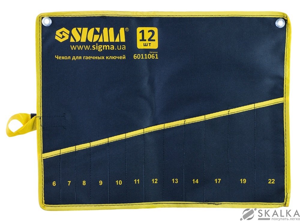 Чехол Sigma для гаечных ключей 12шт (6011061) На фото Чехол Sigma для гаечных ключей 12шт (6011061)