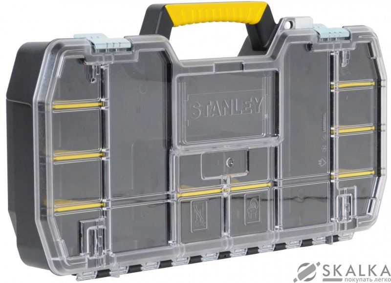 Органайзер Stanley 610х330х95 мм с переставными перегородками 16 (STST1-79203) На фото Органайзер Stanley 610х330х95 мм с переставными перегородками 16 (STST1-79203)