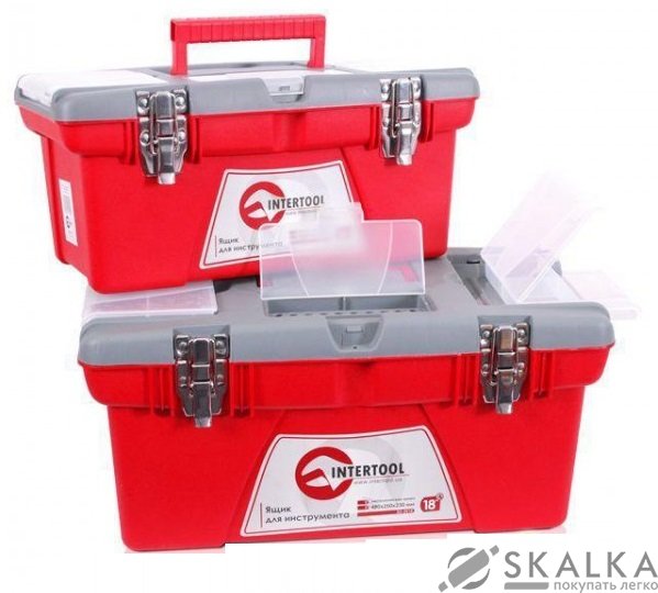 Комплект ящиков Intertool для инструмента 3шт с металическим замком (BX-0503) На фото Комплект ящиков Intertool для инструмента 3шт с металическим замком (BX-0503)