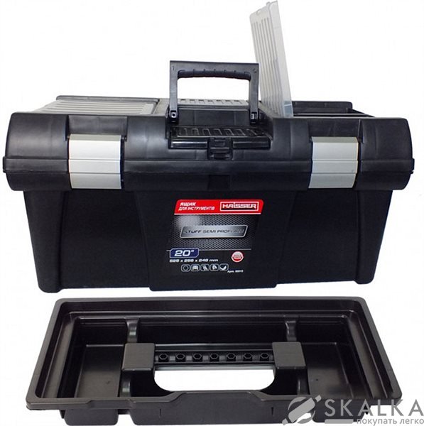 Ящик Haisser для инструментов 20" Staff Semi Profi Alu 525х256х246 мм 90015 (65573) На фото Ящик Haisser для инструментов 20" Staff Semi Profi Alu 525х256х246 мм 90015 (65573)