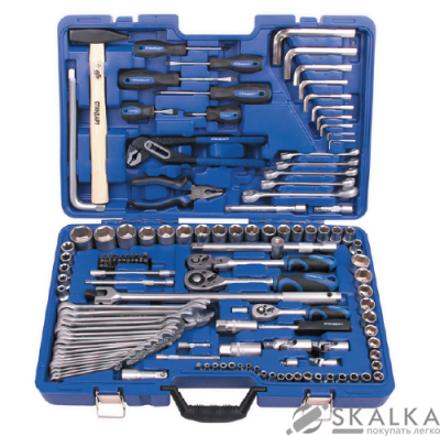 На фото Набор инструмента Стандарт комбинированный 1/4" 3/8" 1/2" 139 ед (ST-0139)