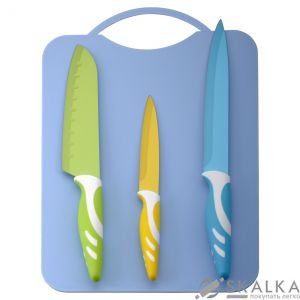 На фото Набор ножей Martex 3 предмета с разделочной доской 29-248-013