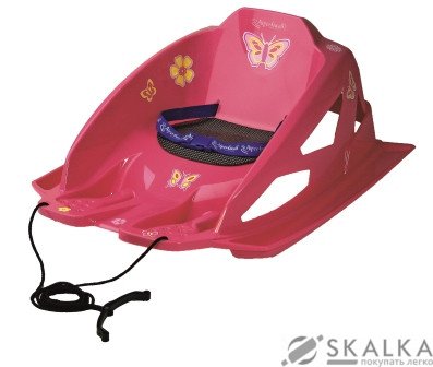 На фото Санки Alpen Bambino розовые (996802)