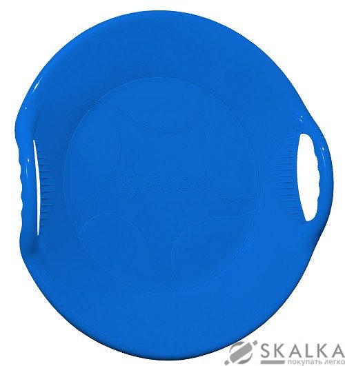 На фото Зимние санки-диск TimeEco Танирык синий (89951)