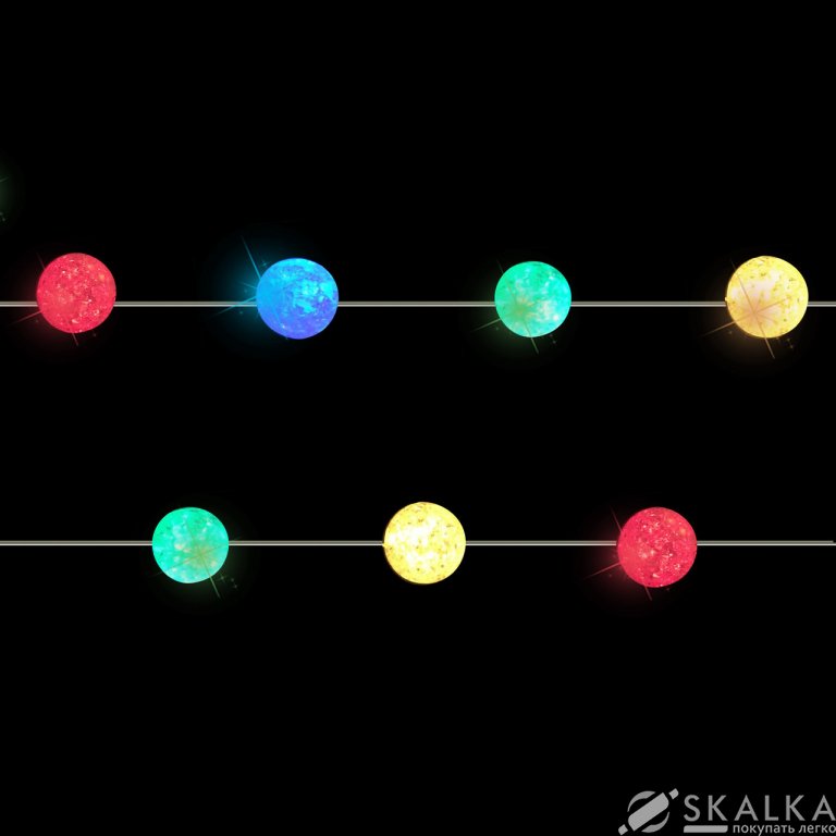 На фото Гирлянда Luca Lighting Мультицветные шарики (1012666)