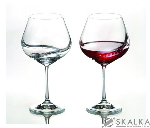 На фото Набор бокалов для вина Bohemia Turbulence 2 шт (40774/550)