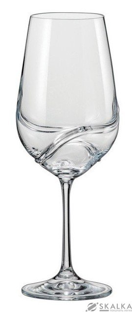 На фото Набор бокалов для вина Bohemia Turbulence 350 мл 2 шт (40774/350)