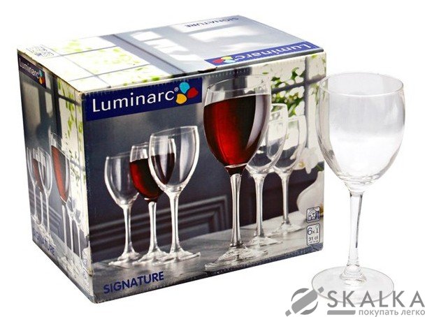 На фото Набор бокалов для вина Luminarc  250 мл 6 шт (H8168)