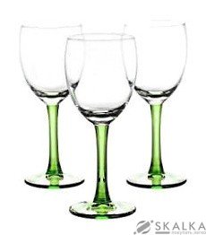 На фото Набор бокалов для вина Libbey Clarity 190 мл зеленые 3 шт (31-225-053)