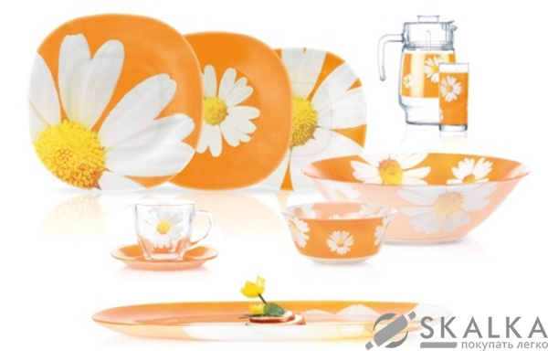 На фото Сервиз столовый Luminarc Carina Paquerette Melon 46 предметов (N4800)