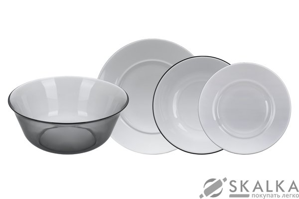 На фото Сервиз Luminarc Directoire Graphite 19 предметов (N5240)