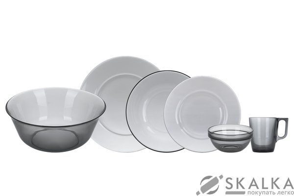 На фото Сервиз Luminarc Directoire Graphite 31 предмет (N5238)