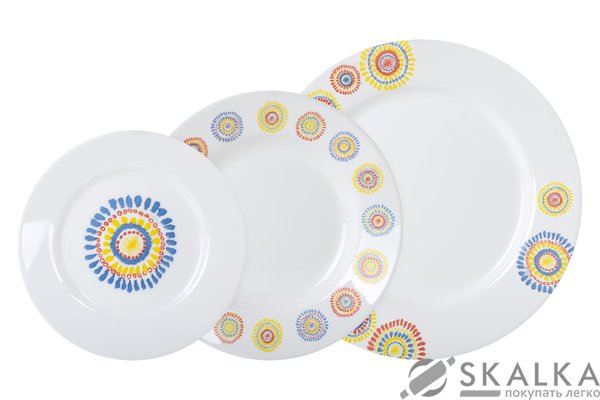 Сервиз Luminarc Comedia Colors 18 предметов (N1527) На фото Сервиз Luminarc Comedia Colors 18 предметов (N1527)