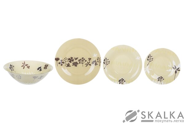 Сервиз Luminarc Hevea Beige 19 предметов (N4653) На фото Сервиз Luminarc Hevea Beige 19 предметов (N4653)