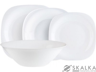Сервиз столовый Luminarc Carine White 19 предметов (N2185) На фото Сервиз столовый Luminarc Carine White 19 предметов (N2185)
