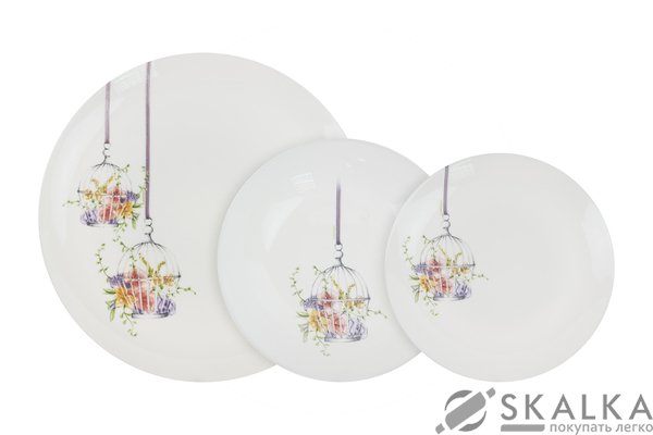 На фото Сервиз столовый Luminarc Flore 18 предметов (N0647)