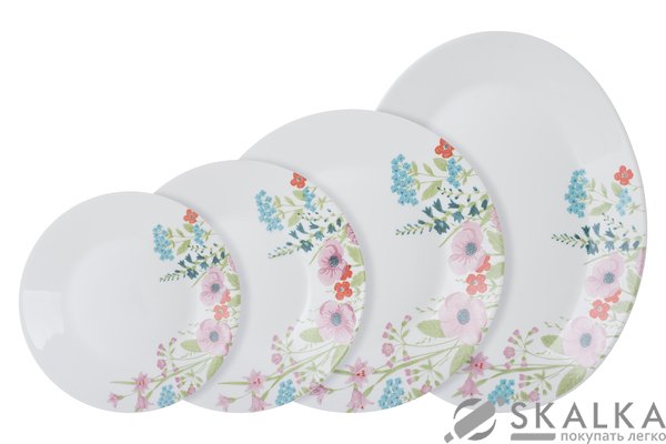 На фото Сервиз столовый Luminarc Essence Rose Pompon 19 предметов (N2085)