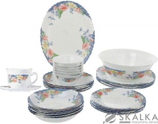 Сервиз Arcopal Florine 38 предметов (L7797) На фото Сервиз Arcopal Florine 38 предметов (L7797)