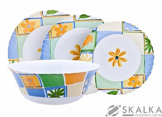 На фото Сервиз столовый Luminarc Feston Valensole 19 предметов (4999)