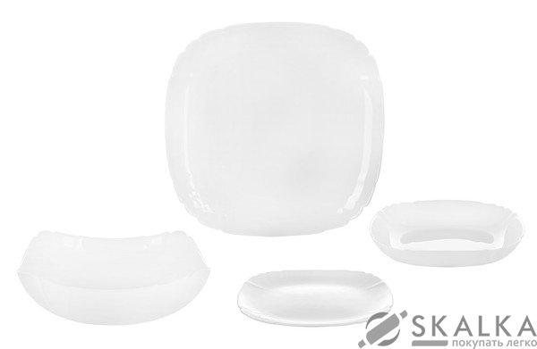 Cервиз столовый Luminarc Lotusia White 19 предметов (H1792) На фото Cервиз столовый Luminarc Lotusia White 19 предметов (H1792)