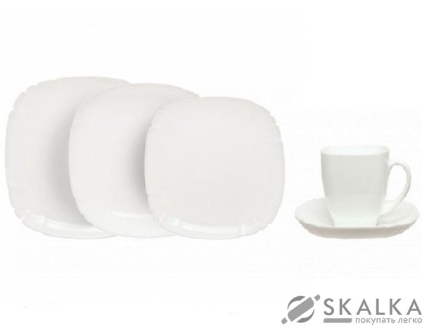 Сервиз столовый Luminarc Lotusia White 30 предметов (H3902) На фото Сервиз столовый Luminarc Lotusia White 30 предметов (H3902)