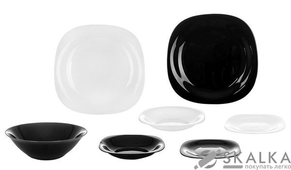На фото Сервиз столовый Luminarc Carine Black&White 19 предметов (D2381)