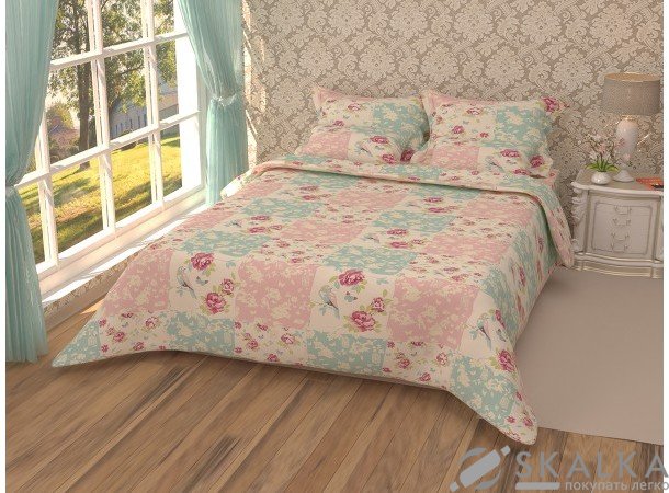 На фото Постельное белье Leleka-Textile Полиэстер 175х210 Двуспальное