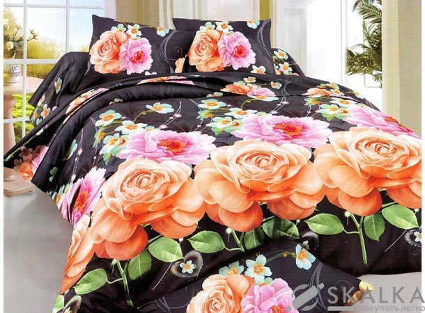 На фото Постельное белье Leleka-Textile Полисатин 145х210 Полуторные