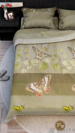 На фото Постельное белье Leleka-Textile Ранфорс 145х210х2 Семейное