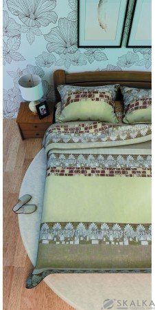 На фото Постельное белье Leleka-Textile Ранфорс 200х220 Евро